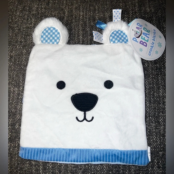 NWT Polar Bear Crinkle Blankie - Picture 1 of 4